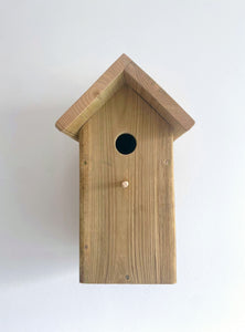 Houten vogelthuys